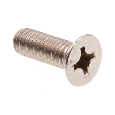 Prime-Line M6-1.00 x 18 mm Phillips Flat Machine Screw, Plain 316 Stainless Steel, 10 PK 9121536